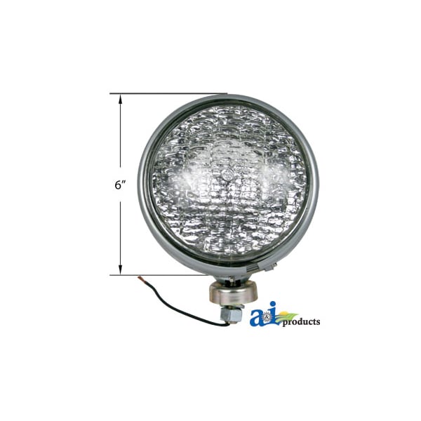 Headlamp, Sealed Beam, 12 Volt 8" x8" x6"
